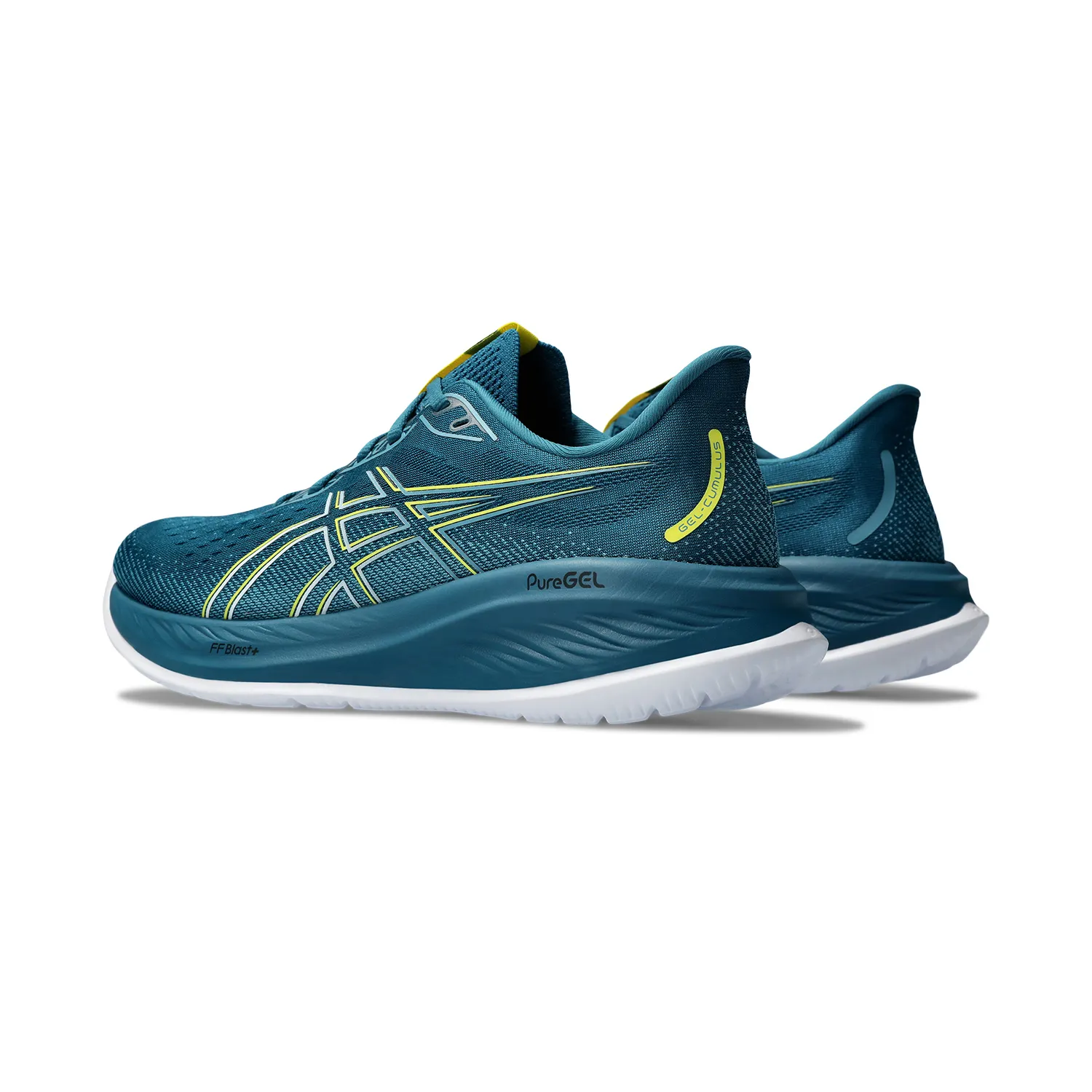 Asics Gel Cumulus 26 Running Shoes - Evening Teal/Bright Yellow