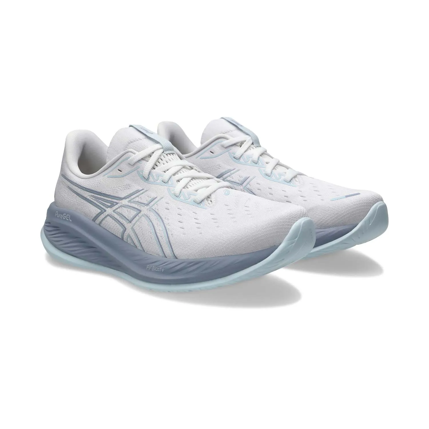 Asics Gel Cumulus 26 - White Cool Grey shoes.