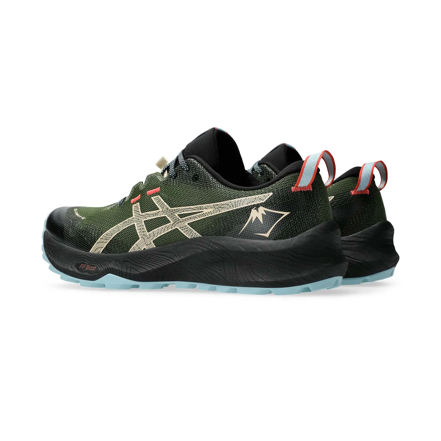 Asics Gel Trabuco 12 Green/Feather running shoes