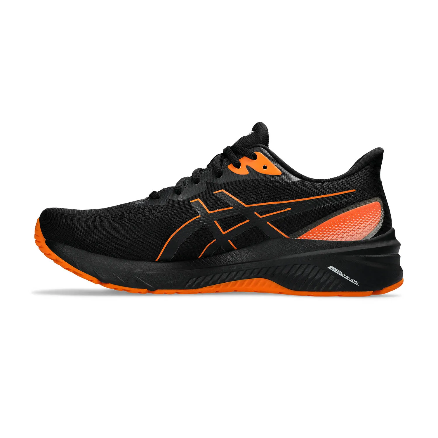 Asics GT 1000 12 GTX Black Bright Orange Running Shoes