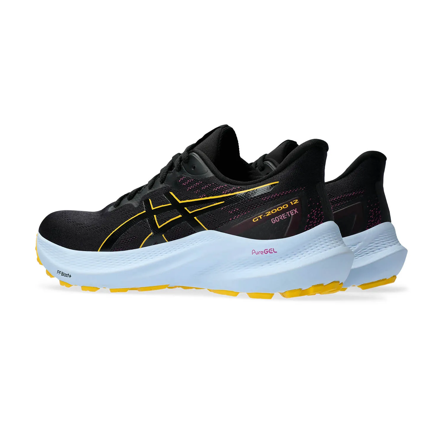 Asics GT 2000 12 GTX Black Saffron running shoes