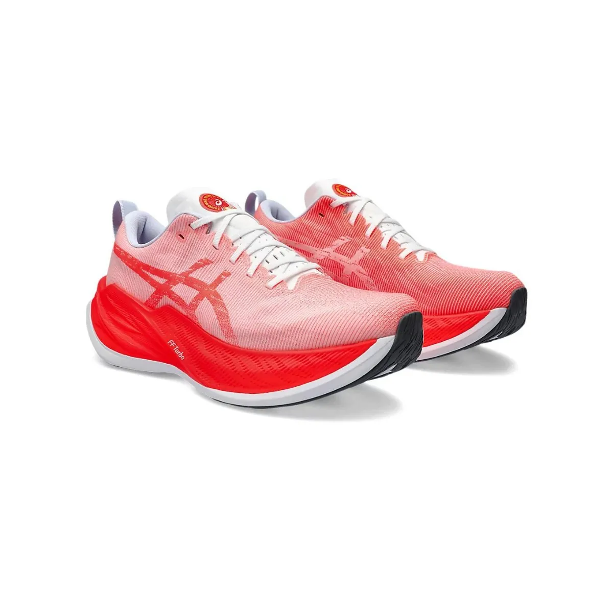 Asics Red Superblast White Shoes