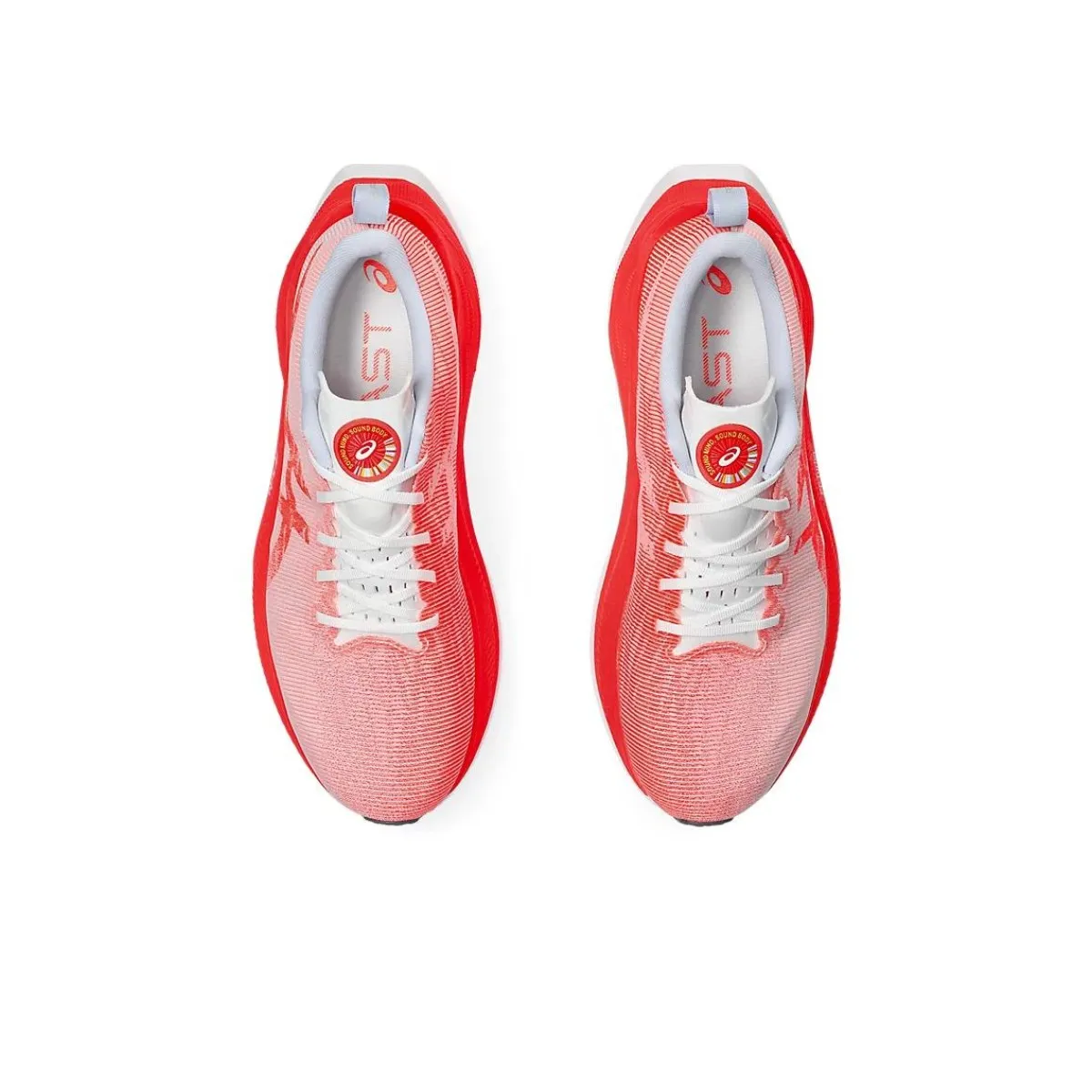 Asics Red Superblast White Shoes