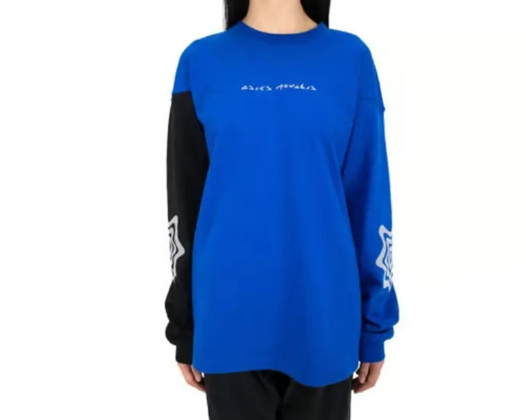 asics Street Style Collaboration Long Sleeves | Unisex Crew Neck