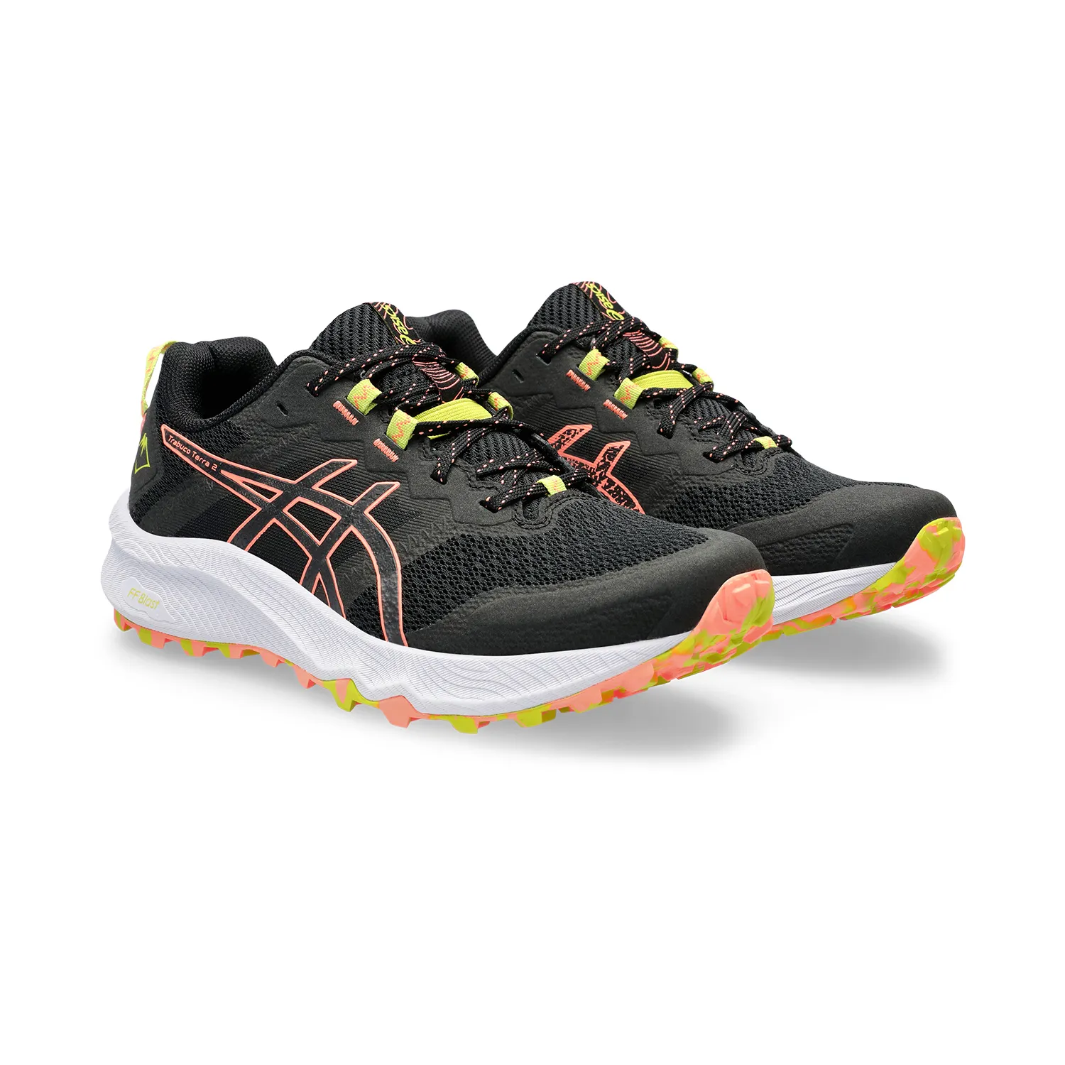 Asics Trabuco Terra 2 Black Sun Coral