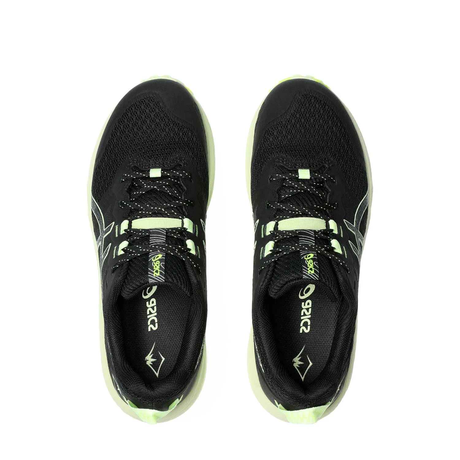 Asics Trabuco Terra 2 Black/Cool Matcha trail running shoes