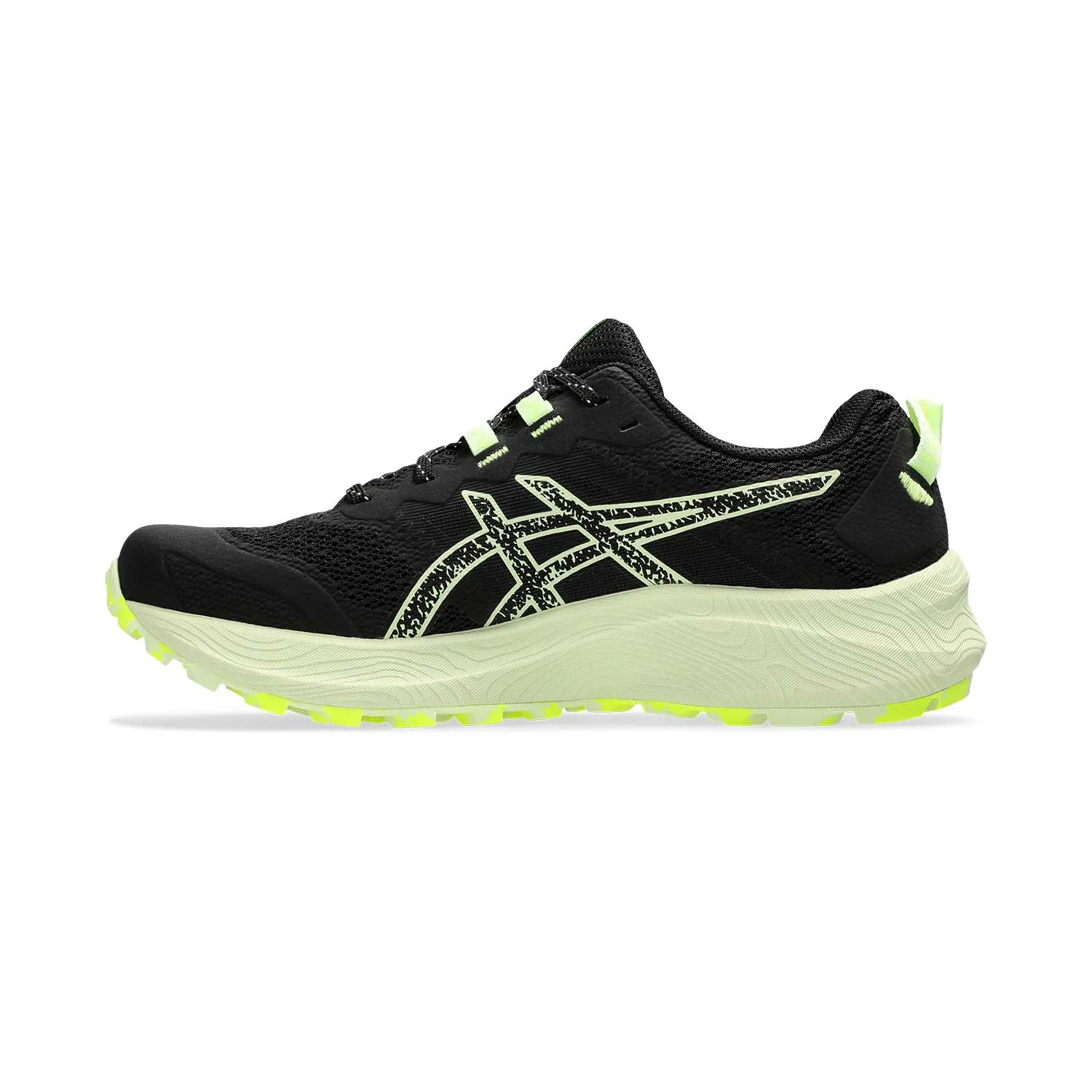 Asics Trabuco Terra 2 Black/Cool Matcha trail running shoes