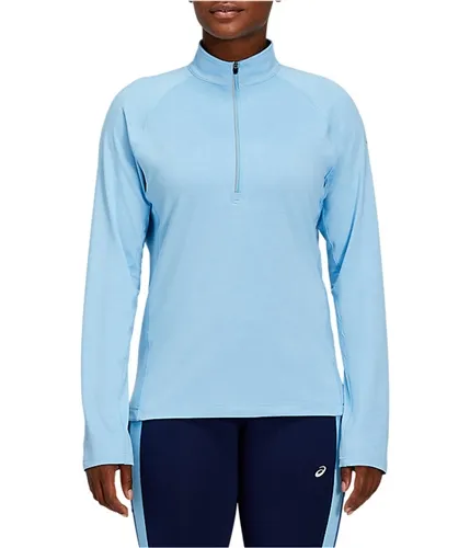 Asics Womens 1/4 Zip Pullover Embellished T-Shirt