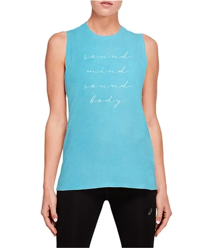 Asics Womens Sound Script Muscle Tank Top