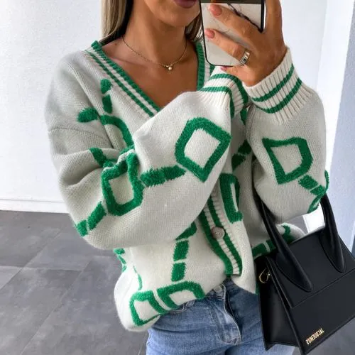 Autumn And Winter New   Autumn And Winter New Long Sleeve Sweater Temperament Fashion Loose Sweater Women