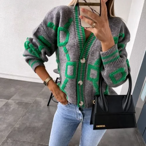 Autumn And Winter New   Autumn And Winter New Long Sleeve Sweater Temperament Fashion Loose Sweater Women