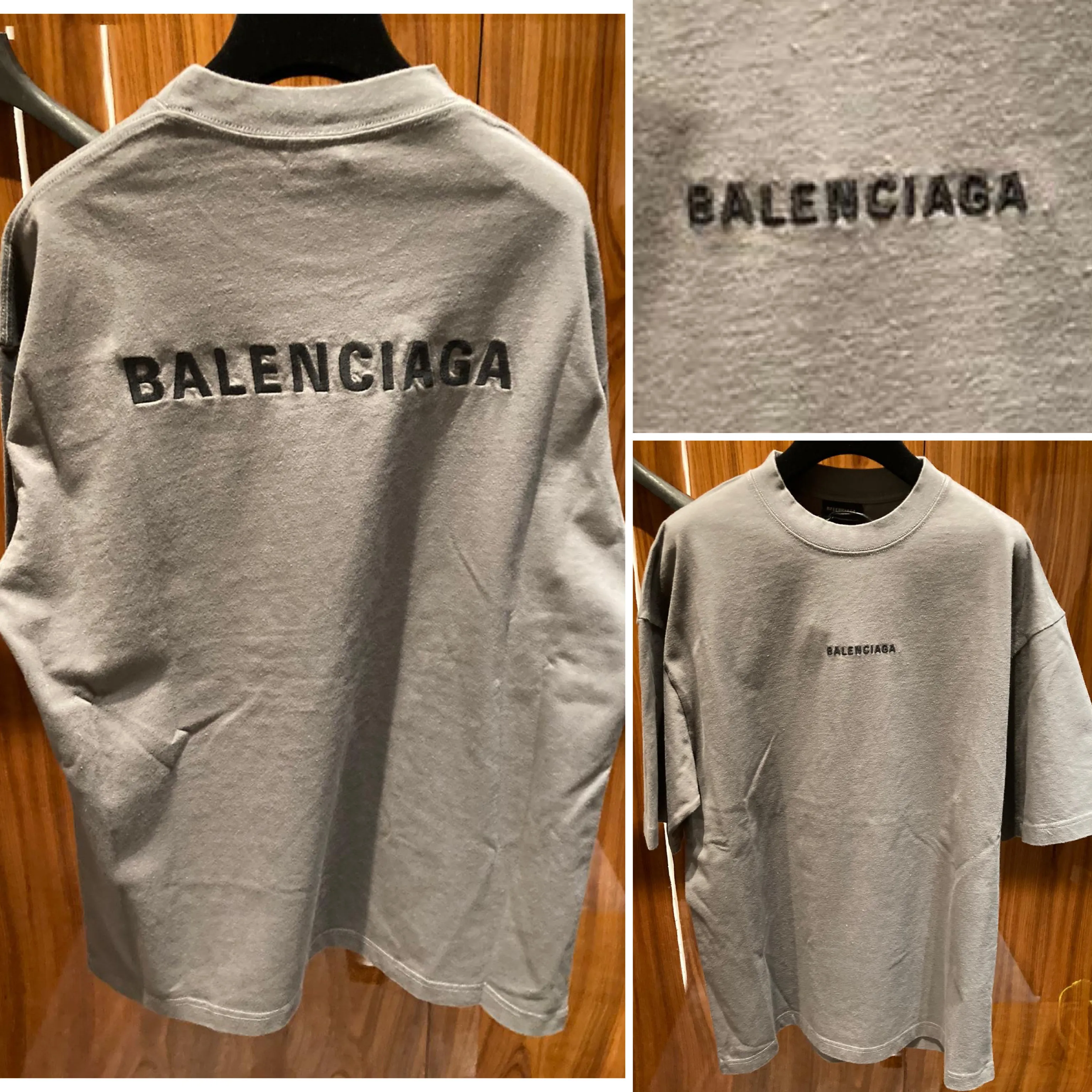 BALENCIAGA  |BALENCIAGA Men's Back Logo T-shirt