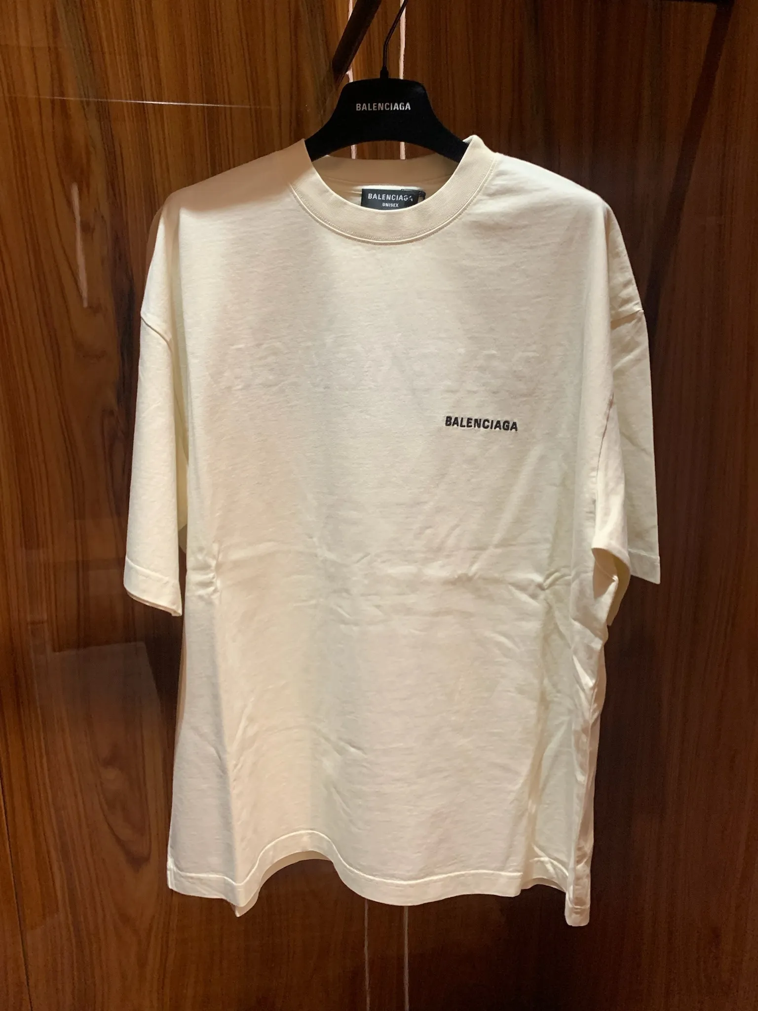 BALENCIAGA  |BALENCIAGA Men's Back Logo T-shirt