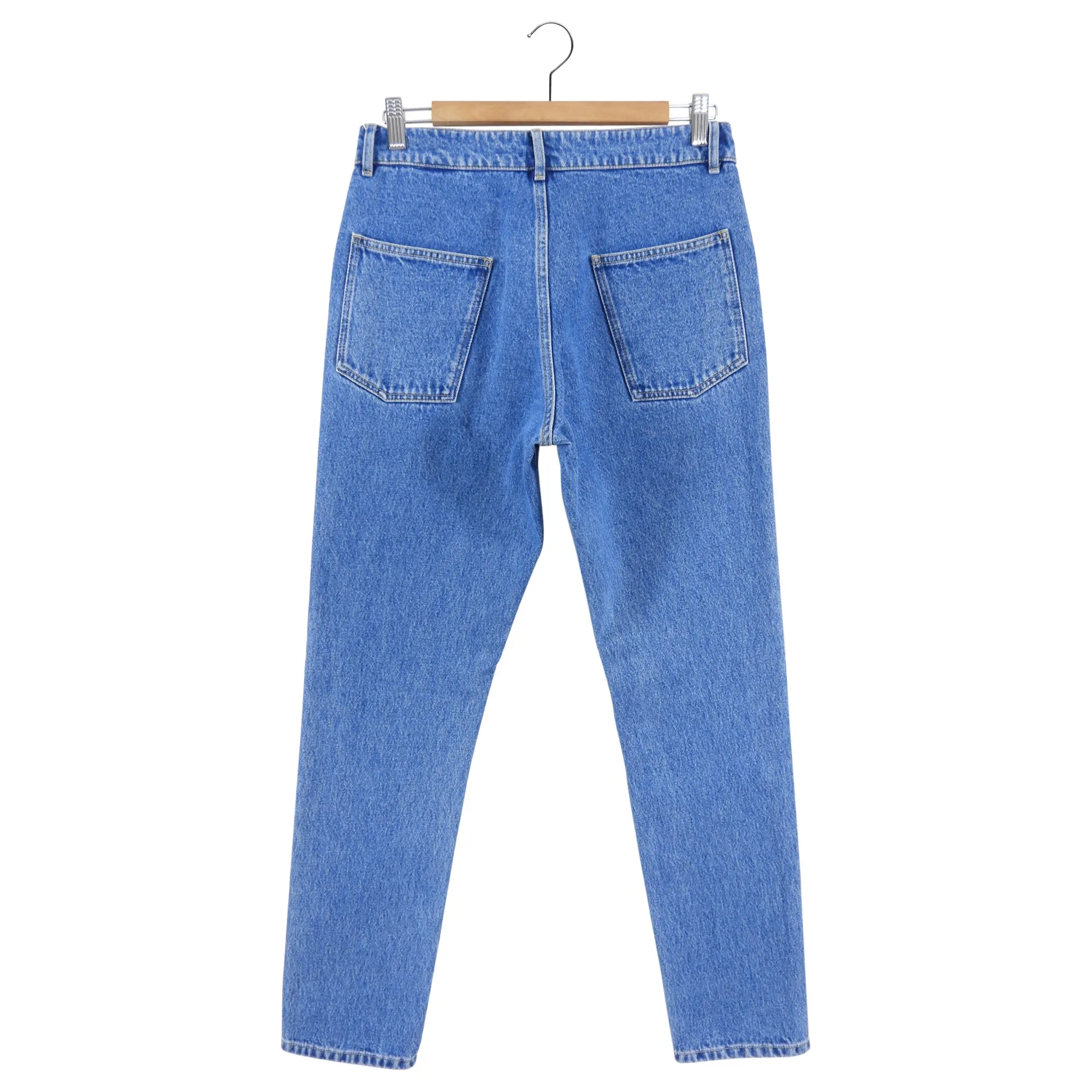 Balenciaga Distressed Denim Jeans - Blue Tapered, FR38.