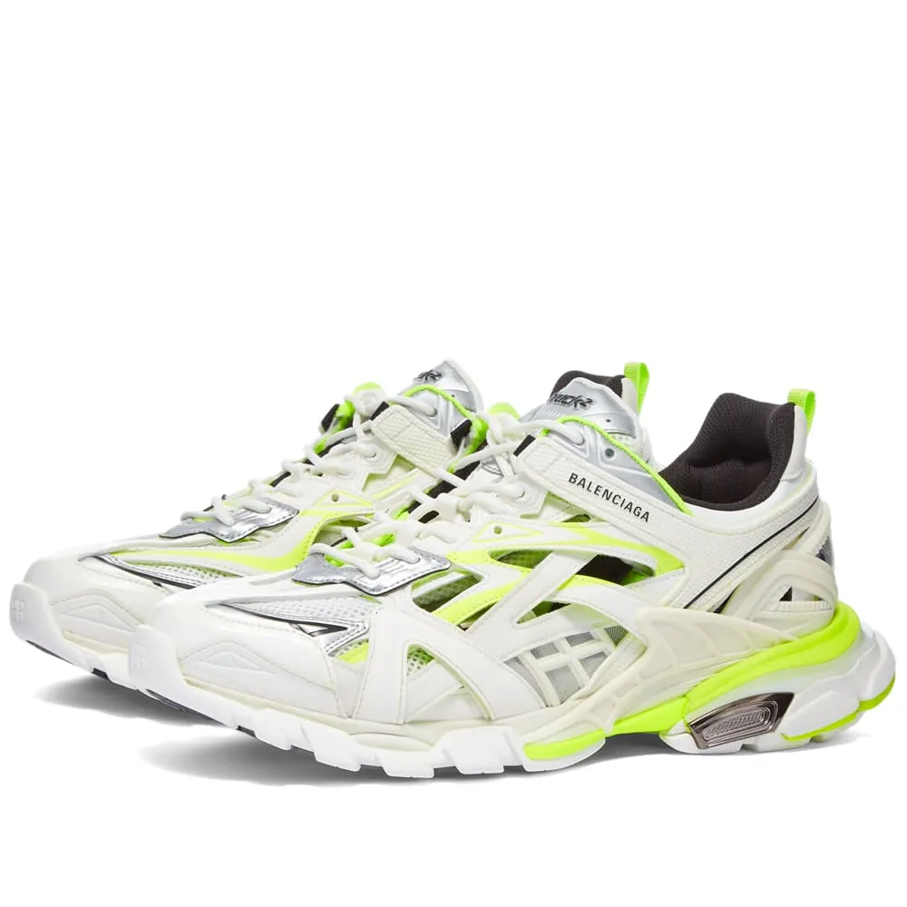 Balenciaga Track 2 SneakerWhite & Fluo Yellow