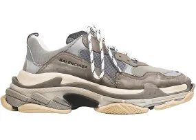 Balenciaga Triple S Grey sneakers, item number 483513W06E11259