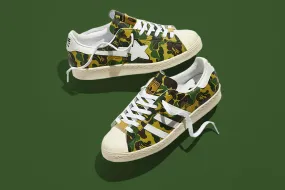 BAPE & adidas Reveal A “Green Camo” Superstar Collaboration