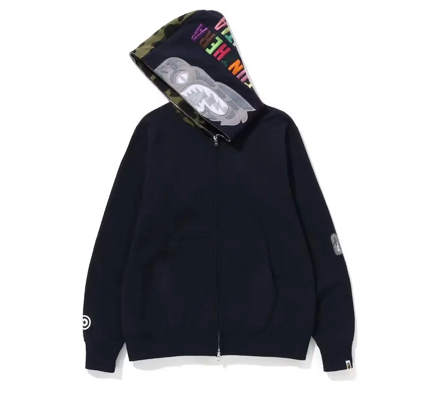 BAPE 1st Camo Tiger Navy Full Zip Hoodie - SS23