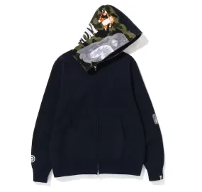 BAPE 1st Camo Tiger Navy Full Zip Hoodie - SS23