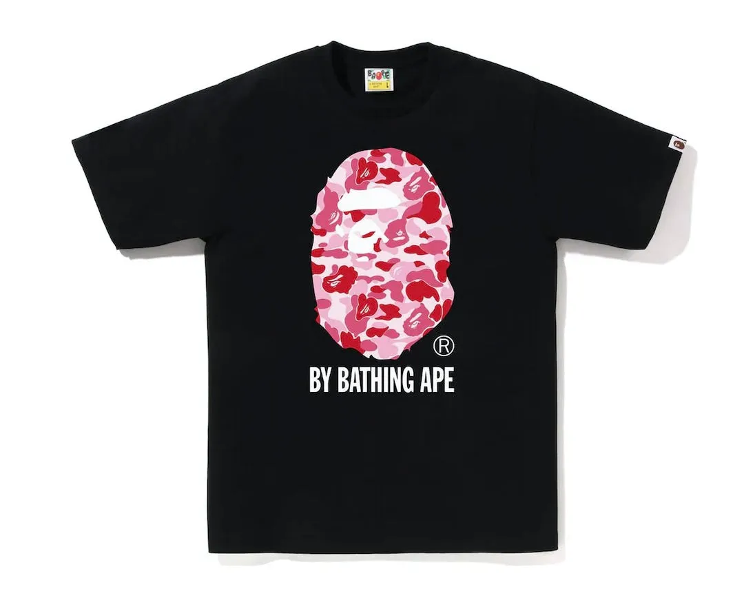 BAPE ABC Camo Tee: Black/Pink - Shop Bathing Ape