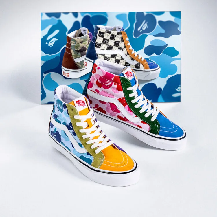 BAPE And Vans Are Joining Forces On The Sk8-Hi And Old Skool