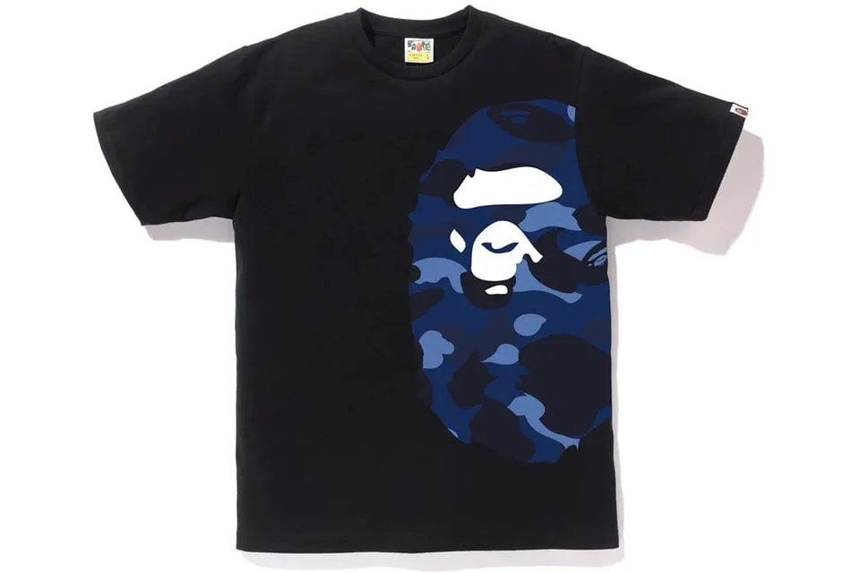 BAPE Big Ape Head Tee in Black/Blue