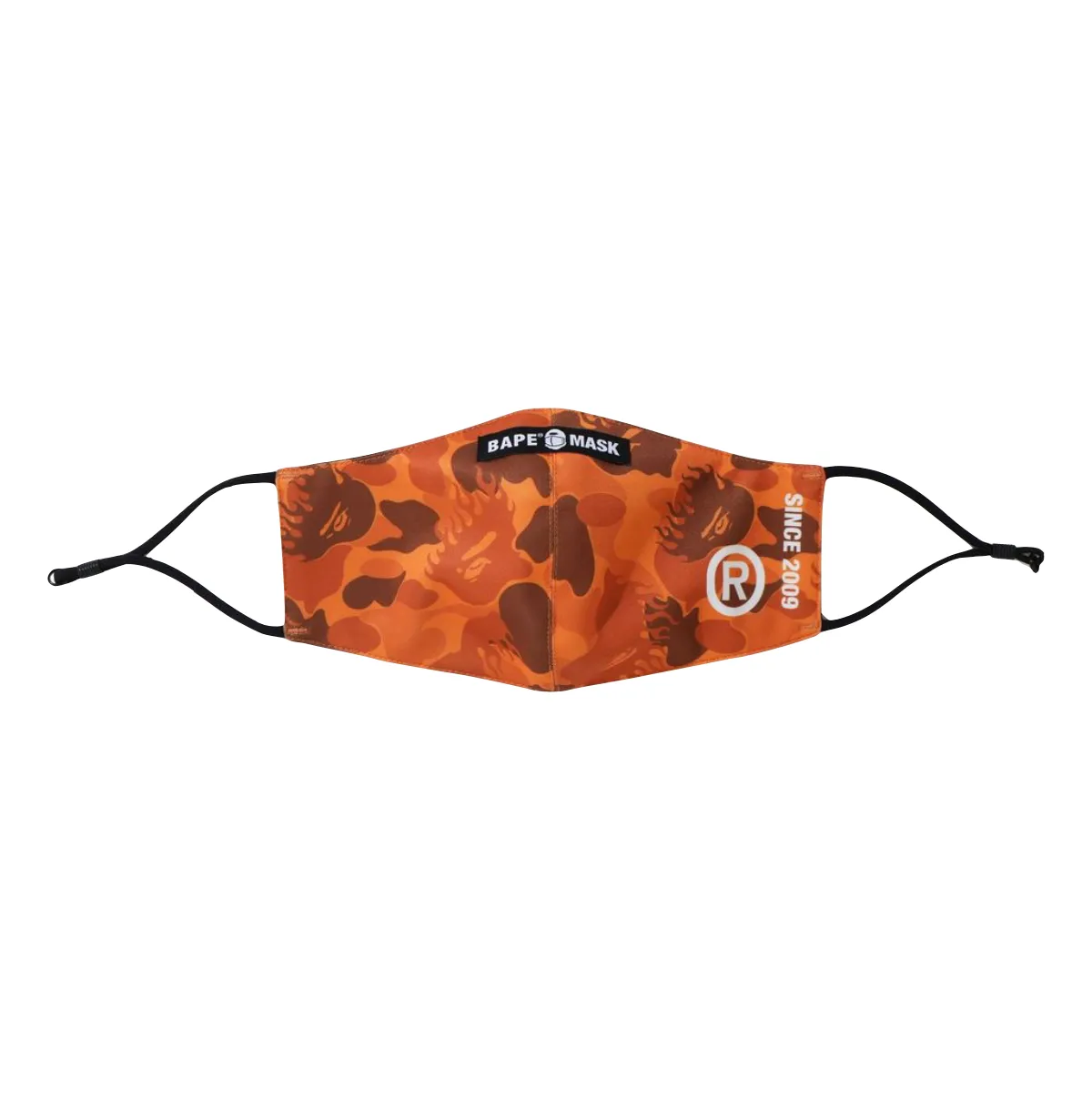 BAPE FIRE CAMO MASK - ORANGE