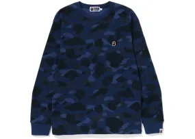 BAPE Navy Color Camo Thermal Long Sleeve