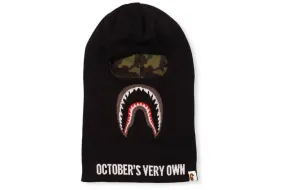 BAPE OVO Woodland Camo Shark Reversible Balaclava Black - Get It Now!