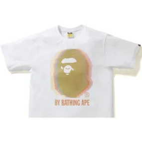 BAPE Reflective Noise T-shirt Yellow/White