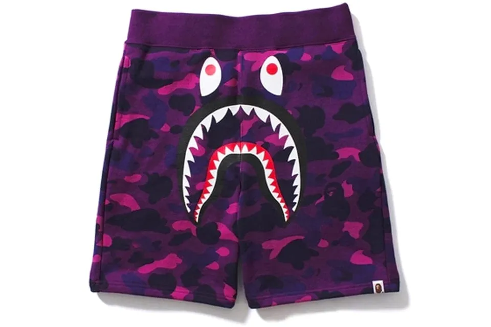 Bape Shark Shorts in Purple