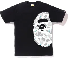 BAPE Space Camo Side Big Ape Head T-Shirt - Black