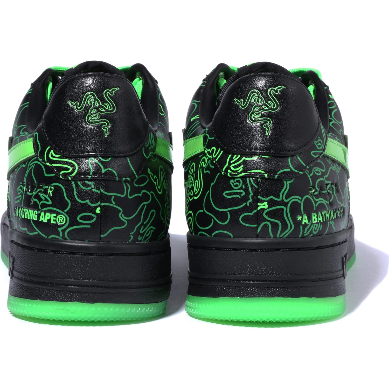 BAPE STA BAPE X RAZER NEON CAMO MENS