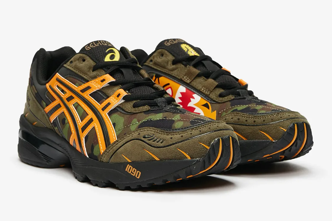 BAPE Taps ASICS For a Camo-Indebuted GEL-1090