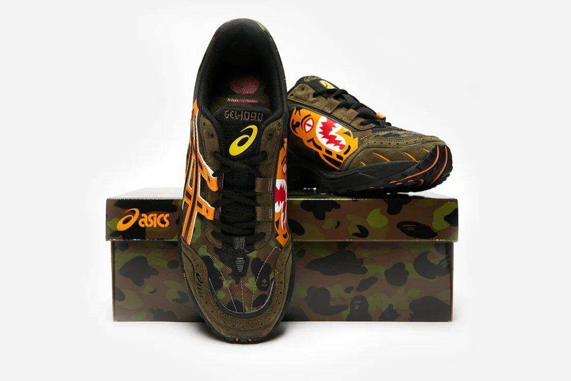 BAPE Taps ASICS For a Camo-Indebuted GEL-1090