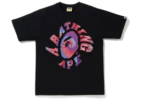 Bape Twist Tie Dye College Tee Black/Red