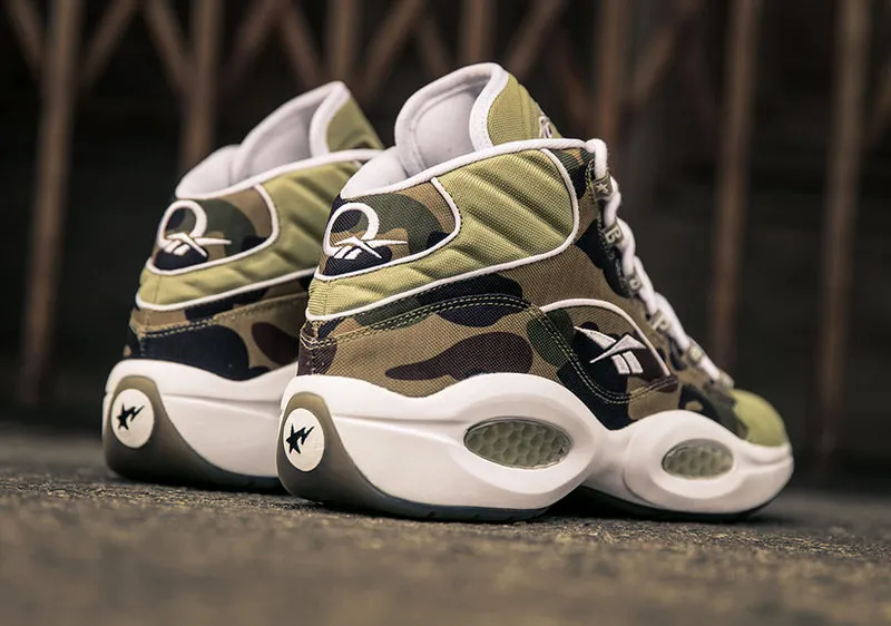 BAPE x mita sneakers x Reebok Question “1st Camo” // Release Details