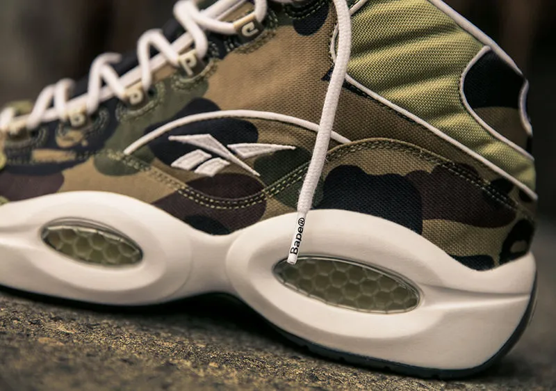 BAPE x mita sneakers x Reebok Question “1st Camo” // Release Details