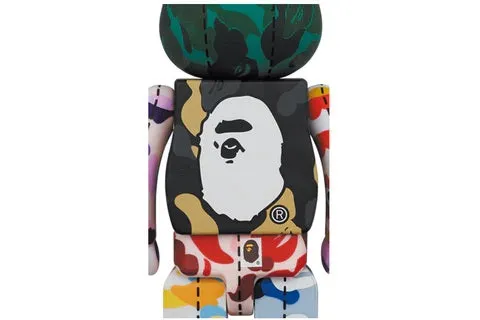 Bearbrick x BAPE 28th Anniversary Camo #4 400%