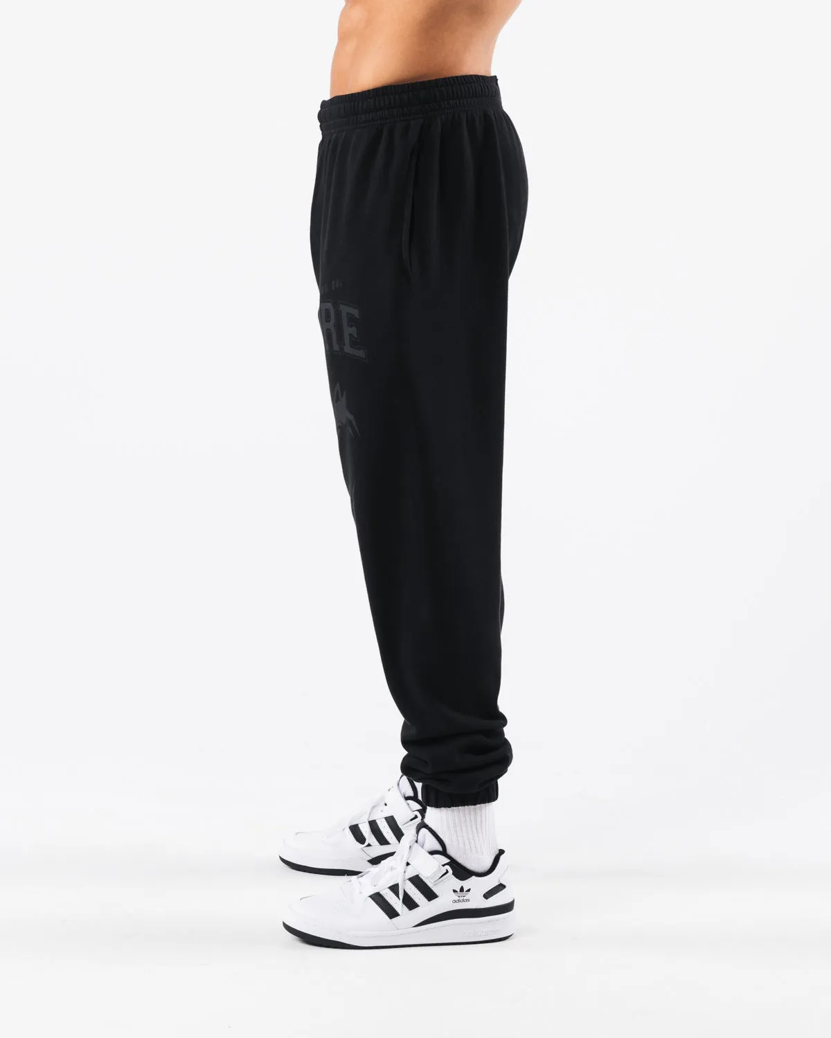 Black Earth Dye Graphic Jogger