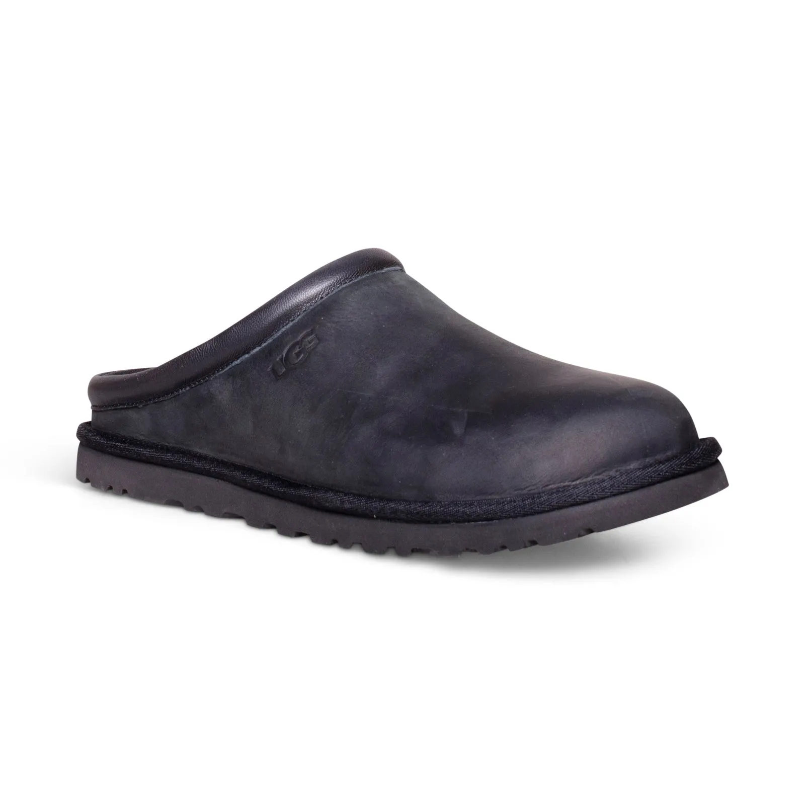 Black UGG Classic Clog Slippers for Men