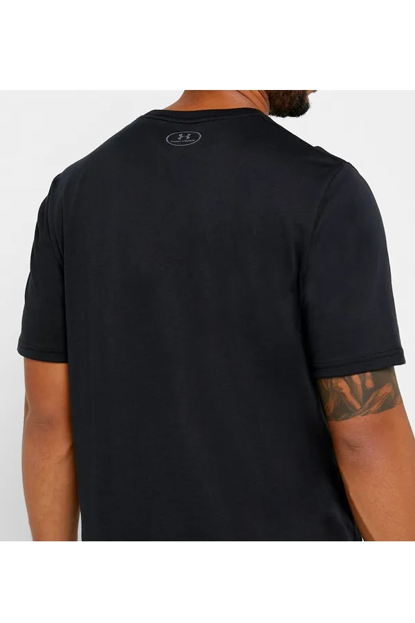 Black Under Armour Boxed Tee