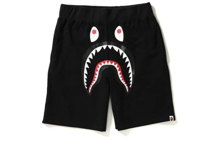 Black/Camo Bape Shark Shorts with Pocket