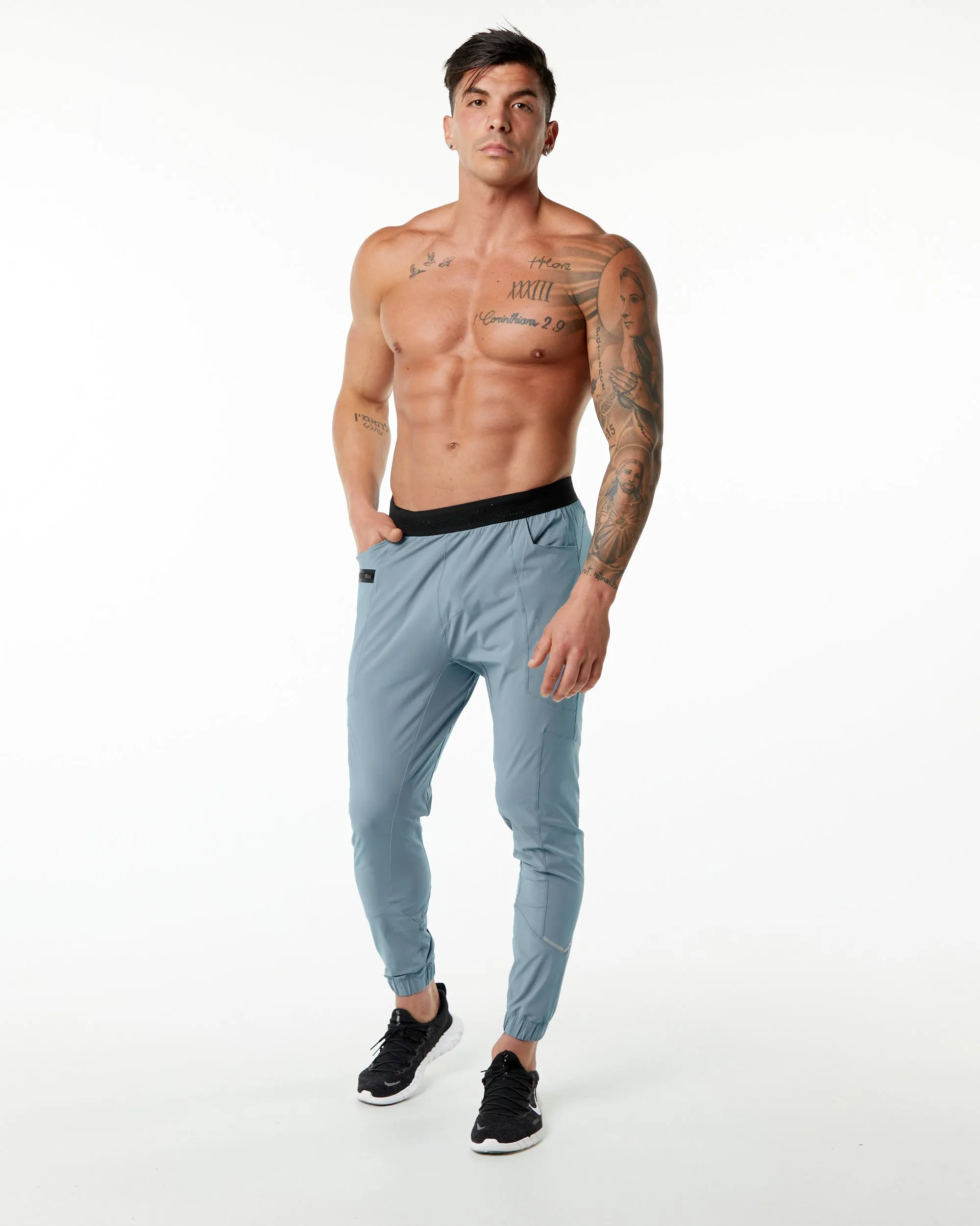 Blue Studio Pants