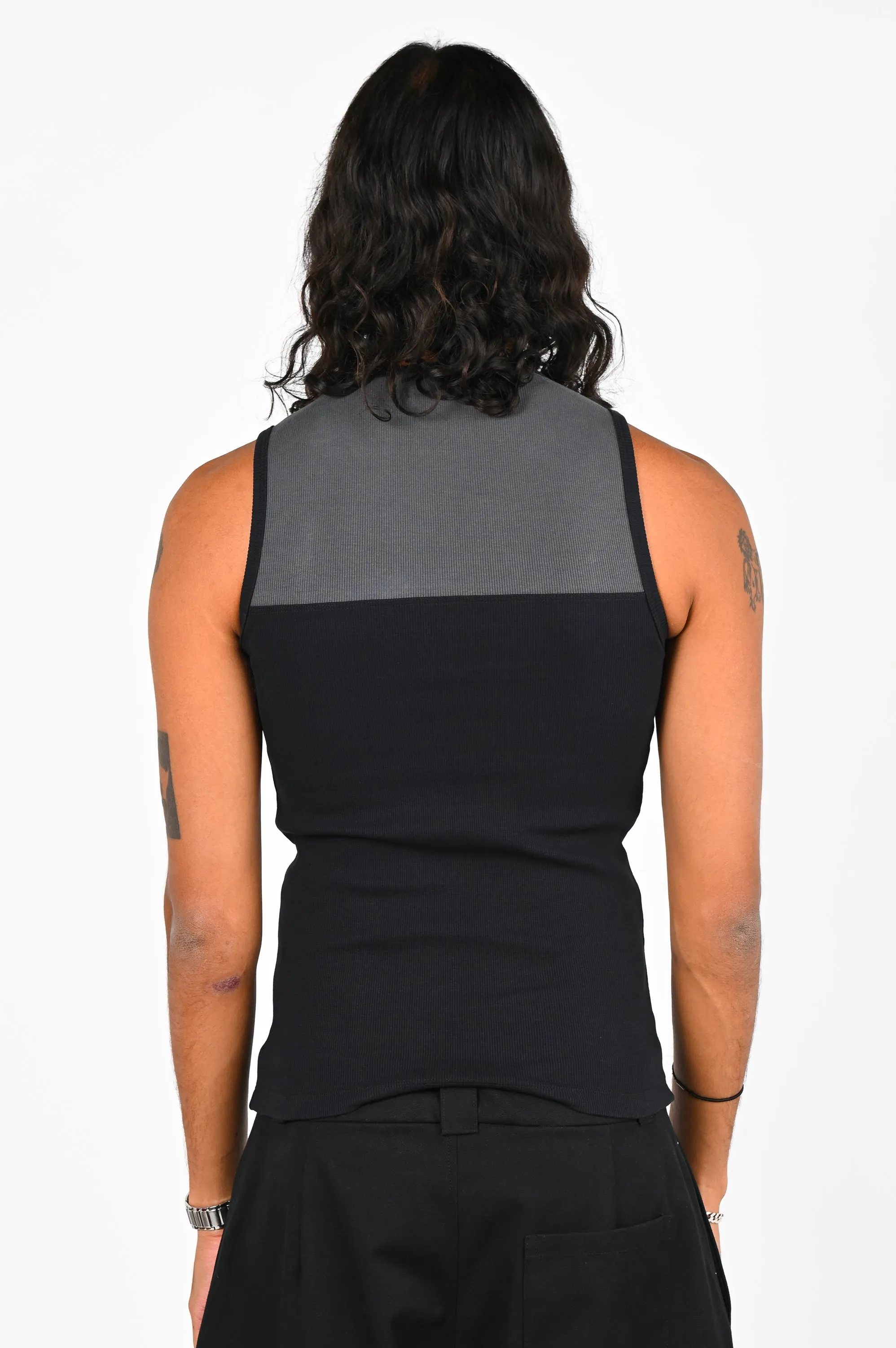 Bouquet Studios 'BBB' Tank in Black & Grey