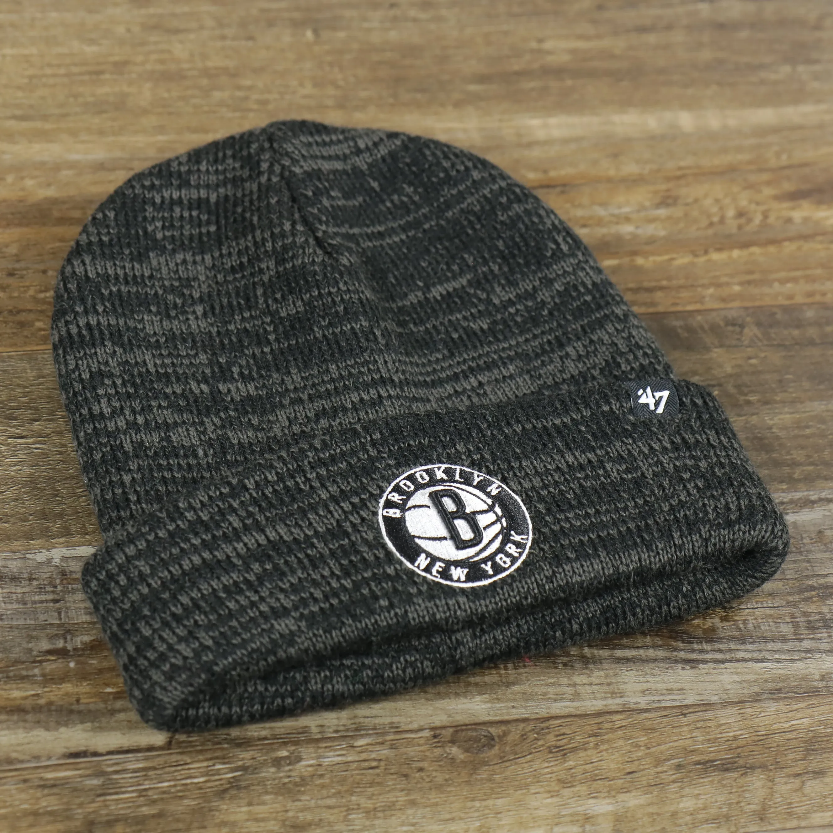 Brooklyn Nets Winter Beanie | Black Knit Cuffed Winter Beanie