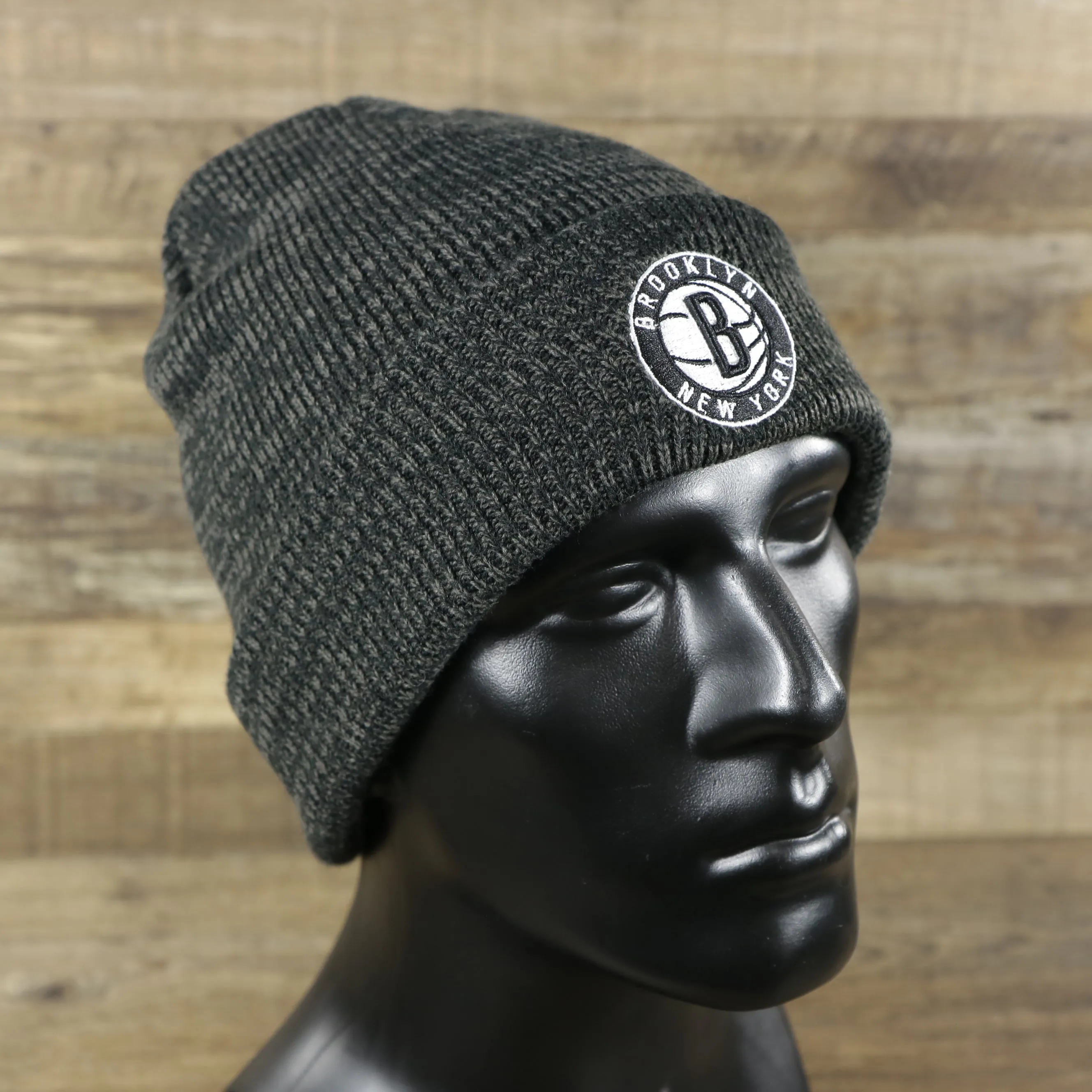 Brooklyn Nets Winter Beanie | Black Knit Cuffed Winter Beanie