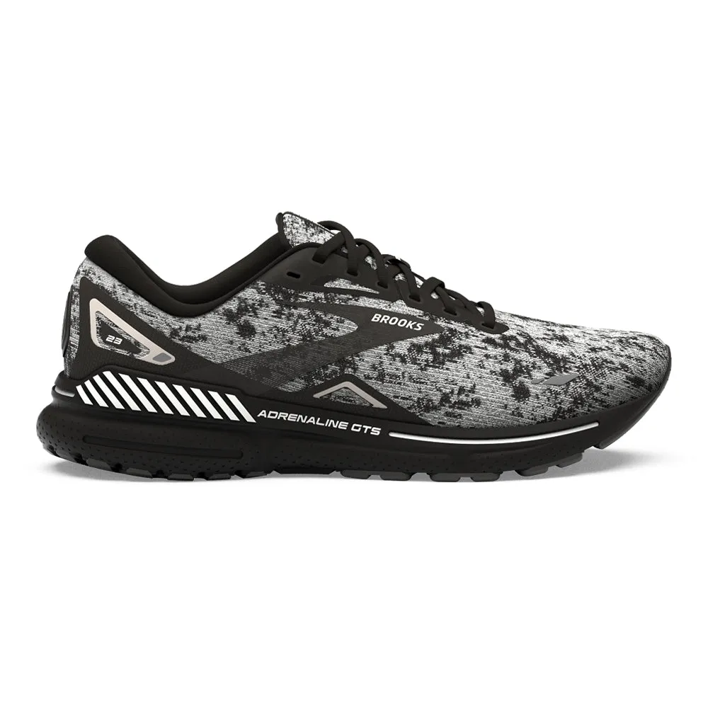 Brooks Adrenaline GTS 23 for Men - White/Grey/Black - Size 12.5 D Medium