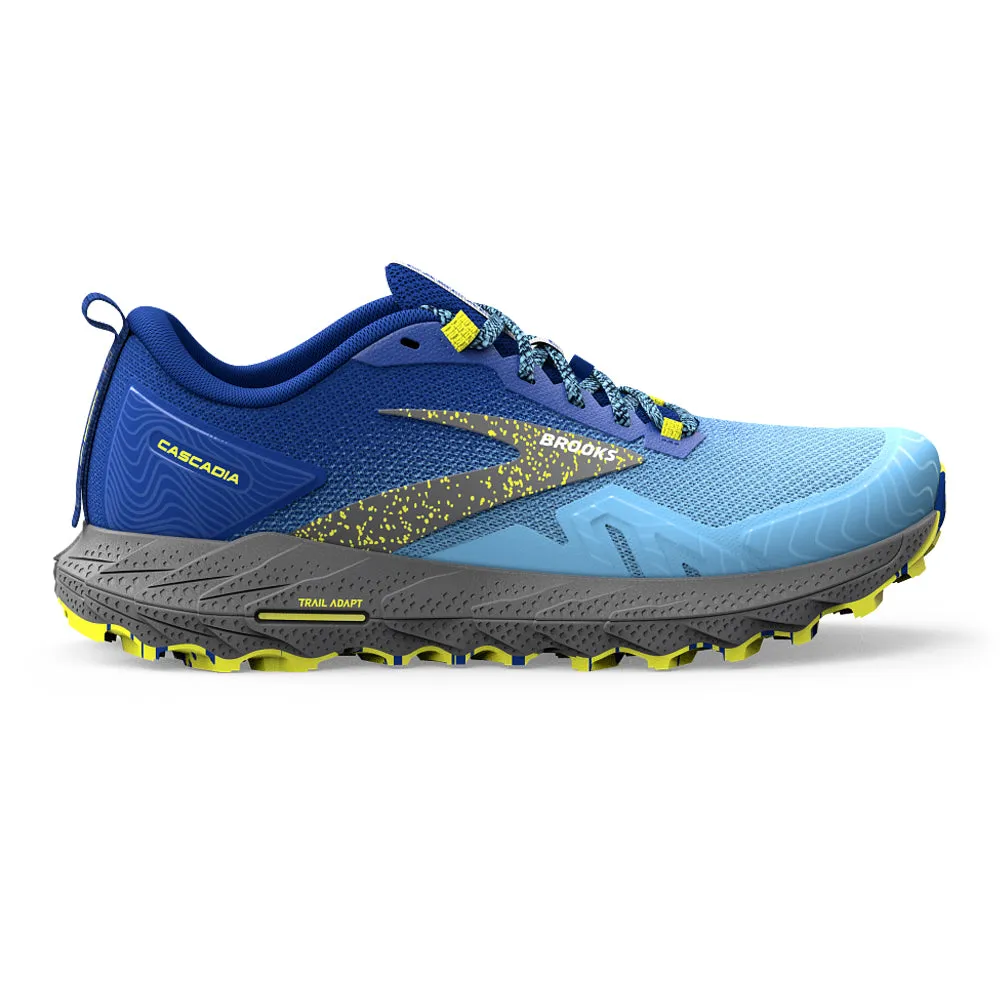 Brooks Cascadia 17 Blue/Surf the Web/Sulphur 13 D Medium.