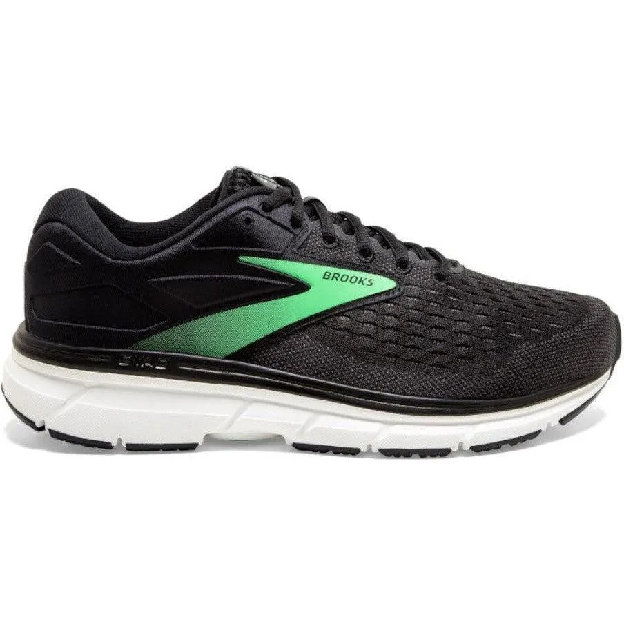 Brooks Dyad 11 Women's Running Shoes, Black/Ebony/Green, Size 11 2E